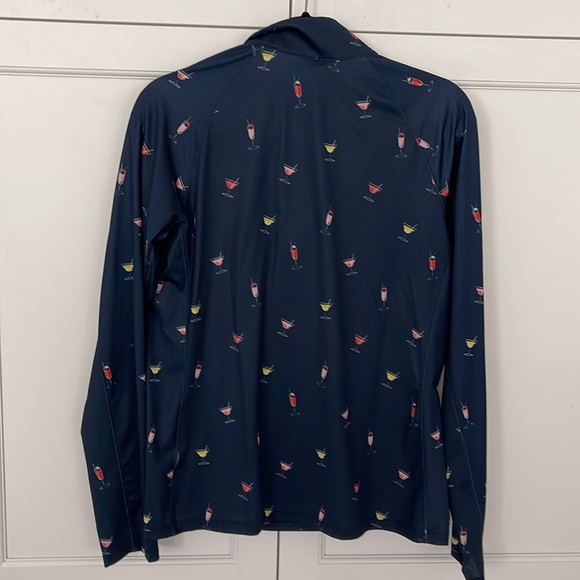 Lady Hagen Pickleball 3/4 zip long sleeve shirt…cocktail time! - Picture 4 of 5